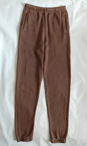 Joah Brown Women’s Size M/L Empire Sweatpants Joggers Brown 100% Cotton USA - Picture 1 of 8