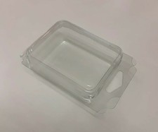 25 Blister Verpackung Aufbewahrung - klappbar transparent Kunststoff 10x7x4 cm