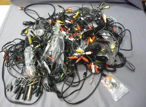 Riesen Konvolut Variation Cinch - Klinke - XLR - Din - Adapter - KABEL - - Bild 1 von 6