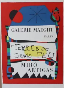 JOAN MIRO GALERIE MAEGHT — PARÍS — Raro - Imagen 1 de 1