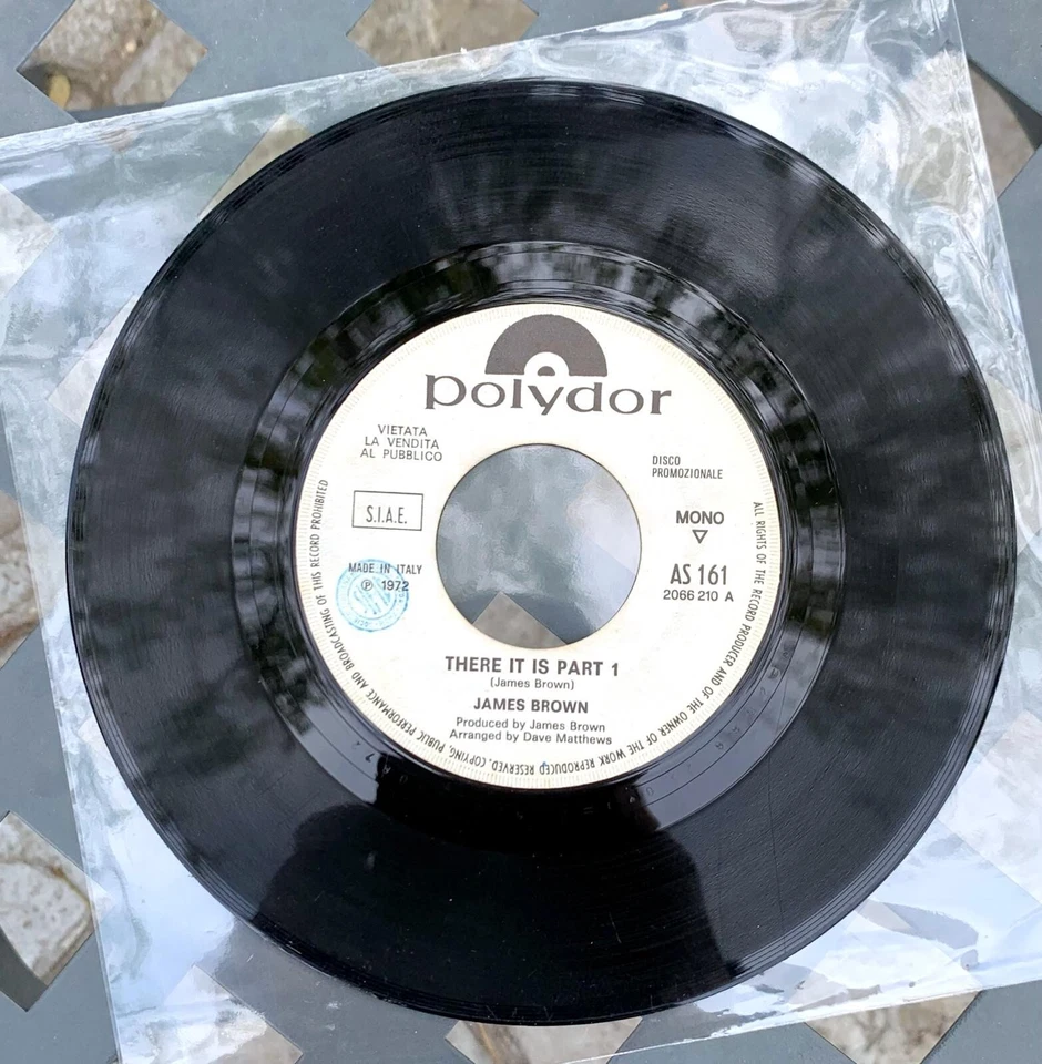 James Brown - There It Is Part 1 / Rod Stewart - Handbags And Gladrags -45 PROMO - Immagine 1 di 1