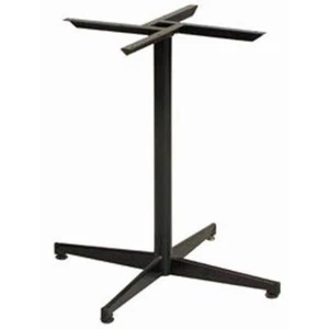 New Black Dining Table Legs 700mm Center Pedestal Metal Commercial Table Base - Picture 1 of 2