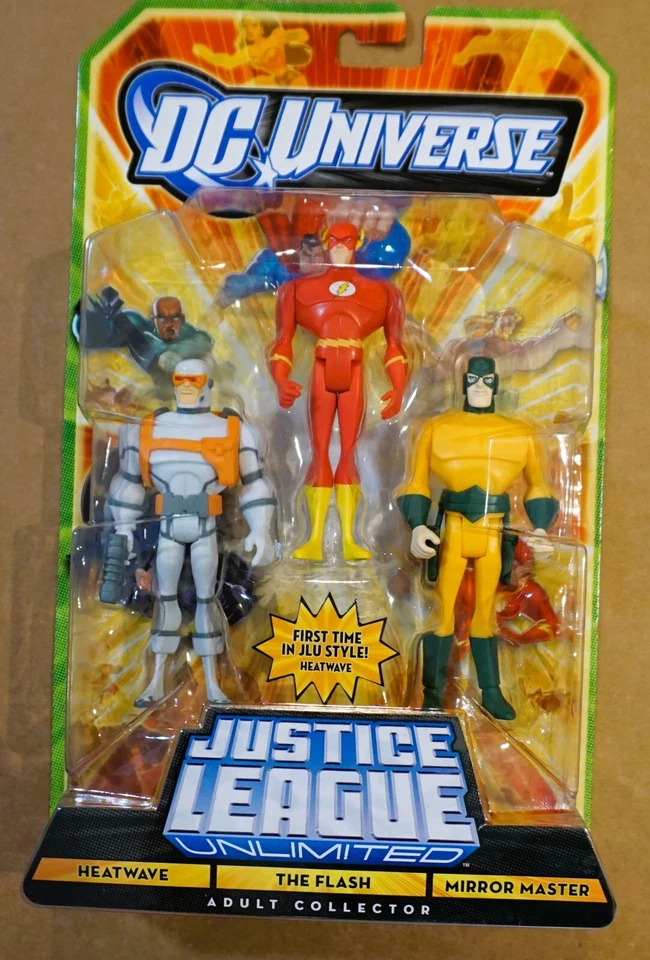 DC Universe Justice League Unlimited Action Figure 3pack Heatwave The Flash