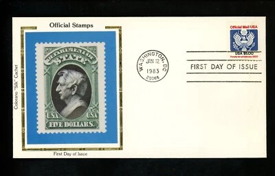 US FDC #O127//O135 Colorano 1983 Washington DC Official Mail Eagle Set of 5  - Image 1 of 4