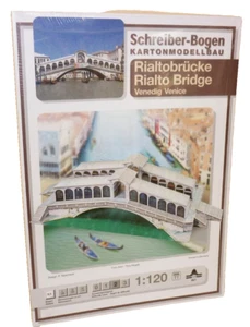 + KARTONMODELL  Rialtobrücke Venedig SCHREIBER-BOGEN 821  Spur TT - Bild 1 von 2