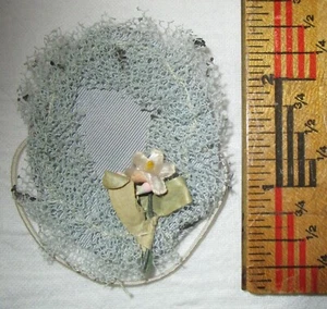 VINTAGE ALTER KLEINER PUPPENHUT 2-1/4" x 1-3/4" - Bild 1 von 3