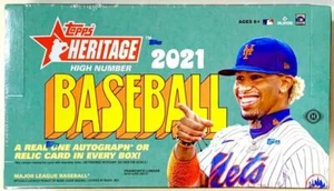 2021 Topps Heritage High Number HOBBY Baseball Sealed Box - Picture 1 of 1