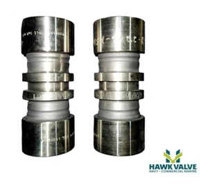 Lot of 2, 3/4" 316L Stainless Steel LOKRING COUPLING, PN SS-3300-CPL-P12 - Picture 1 of 4