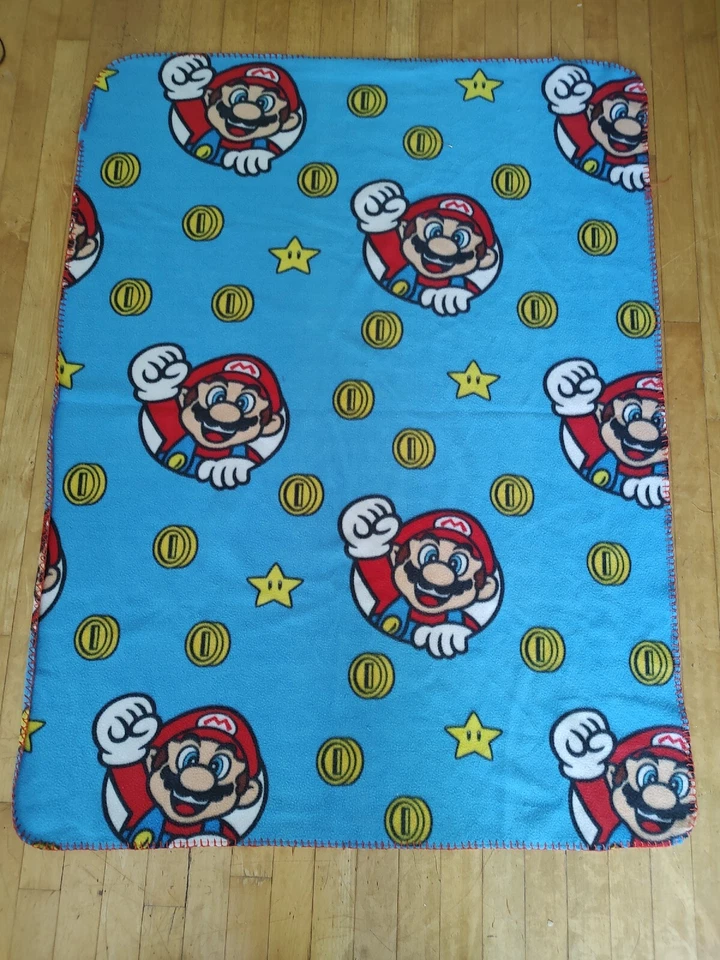 Manta Juego Super Mario Brothers Tiro Excelente Estado. Nintendo X-box  Foto 1 de 1