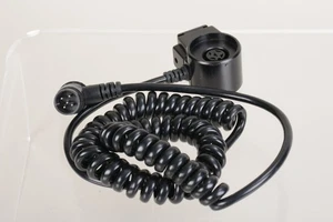 Vivitar SC-3 Sensor Adapter Cable for Off Camera Flash  Coiled 6'.  Tested Good. - Picture 1 of 6
