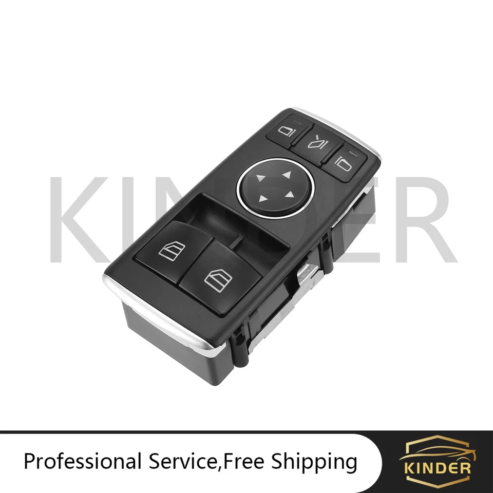 Interruptor de ventana eléctrica del conductor 1729056900 para Mercedes-Benz SL400 SL450 SL550 R231 Foto 1 de 4