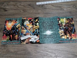 Mini póster desplegable Marvel X-Men 1994 22,5x10 Bishop línea de tiempo generación X - Imagen 1 de 10