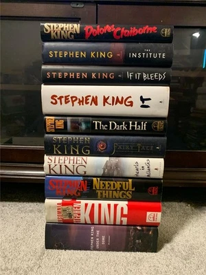 Lot 10 Stephen King The Institute Finder's Keepers Hardcover  ALL Retail No BCE Foto 1 de 3
