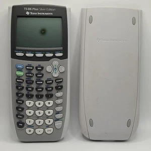 Texas Instruments TI-84 Plus Silver Edition W/ Cover - Picture 1 of 7