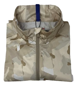 Men's RLX Ralph Lauren Packable Camo Khaki Golf Vest Small NWT Water Resistance - Picture 1 of 10