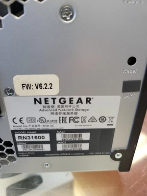 Netgear ReadyNAS RN31600 18TB  NO HDDs Working 100% - Image 1 of 4
