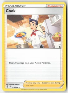 Pokemon - Cook Uncommon SWSH08: Fusion Strike 228/264 LP - Picture 1 of 2