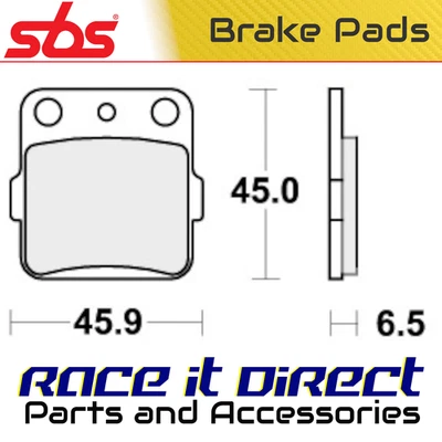Pastillas de freno traseras para Suzuki RM 125 1988 Off Road Racing SBS Foto 1 de 4