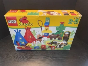 Lego Duplo Big Chief’s Set 2436 Rare Retired Minimal Wear Pre-owned Box Set - Picture 1 of 14