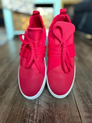 Steve Madden Red Lancer Low Top Women’s Athletic Sneakers Size 8.5 - Image 1 of 4