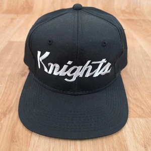Vintage 90s Sports Specialties Script New York Jersey Knights WFL Snapback Hat - Picture 1 of 11