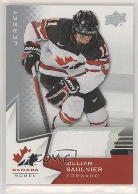 2020-21 Upper Deck Team Canada Juniors Women's WC Jerseys Jillian Saulnier #54 - Image 1 of 2