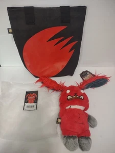Plushie Dreadfuls Rage Rabbit Mysterious Brand Plush w/ Tote Bag - NWT Bn#2 - Picture 1 of 17
