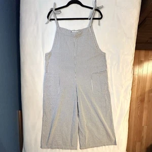 Beachwood Baby Everyday Cotton Pinstriped Overalls/Jumpsuit OS Maternity comfort - Picture 1 of 9