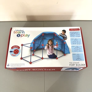 Lakeshore Ultimate Fort Builder con 25 conectores y 45 postes azules para edades de 4+ - Imagen 1 de 6