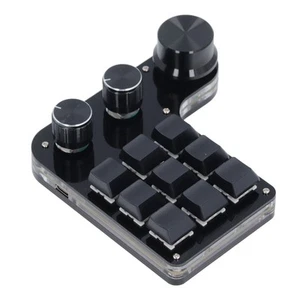 USB-Mini-Makro-mechanische Gaming-Tastatur Rote Achsen-Tastatur - Bild 1 von 24