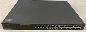 DES-3624 D-LINK 24 Port Stackable Ethernet Switch 10/100Mbps Ports (8a) - Picture 1 of 4