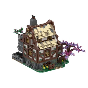 YOUFOY Medieval Farmhouse with Purple Vine Tree Building Toys Set 1799 Pieces - Picture 1 of 3