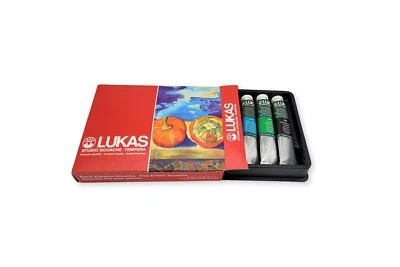 LUKAS Temperafarben Farbenset 6 x 19,0 ml