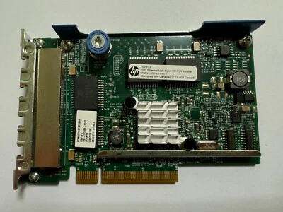 Quad Port GbE GE GigaBit EtherNet HP 331FLR 629133-002 789897-001 629135-B21 Pre - Image 1 of 3