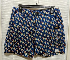  Pantaloncini LEE donna taglia 10 carini reg fit vita media foglia navy costo 44€ estivi nuovi con etichette!! - Foto 1 di 15