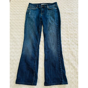 Joe’s Jeans Womens Jolie Wash Lightly Distressed Muse Fit Flare Leg Jeans sz 28 - Picture 1 of 9