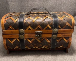 Schatztruhe Andenken Truhe Schmuck Andenken Schmuck Stash Box ca. 11x7x7 - Bild 1 von 8