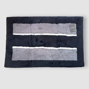 CARRARA Black LONDRA 1500g cotton bathroom rug - Picture 1 of 3
