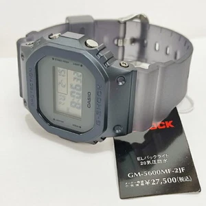 CASIO G-SHOCK GM-5600MF-2JF Midnight Fog Blue Gray Metal Case Watch New in Box - Picture 1 of 3