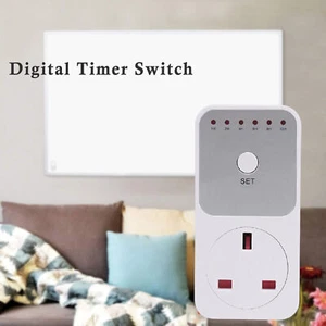 Interruttore Timer Conto alla Rovescia Smart Control Spegnimento Automatico Presa Plug-in - Foto 1 di 7