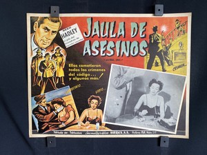 1956~MOBS INC.~ Reed Harley~ Marjorie Reynolds ~ Auth.MX Lobby Card~ 15"x12"