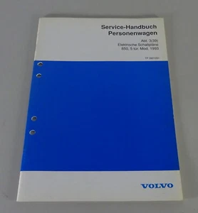 Werkstatthandbuch / Elektrische Schaltpläne Volvo 850 - 5 tür. Modell ab 1993 - Photo 1 sur 3