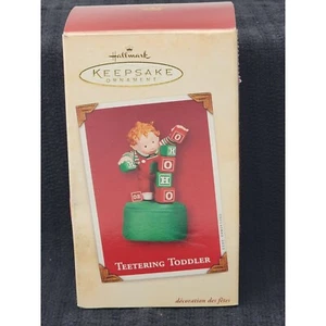 Hallmark Keepsake 2002 Teetering Toddler Christmas Ornament - Picture 1 of 6