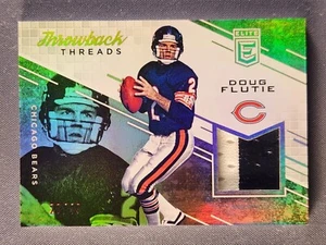 2016 Panini Elite Throwback Threads #TT-DF Doug Flutie Game Used Patch /49 SSP - Picture 1 of 4