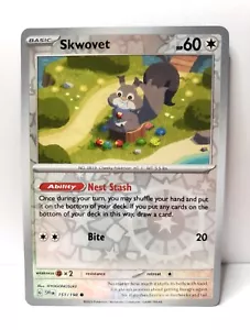 Pokémon TCG - Skwovet - 151/198 - Reverse Holo - Scharlachrot & Violett - Neuwertig - Bild 1 von 1