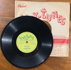 THE THREE PIXIES, RIG-A-JIG JIG / SONGS ABOUT BIRDS, 7" 78rpm CAPITOL TINY TUNES - Bild 1 von 2