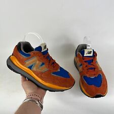 New Balance 57/40 Sneakers Men's 8 Orange Blue Lace Up athletic Running Shoes
