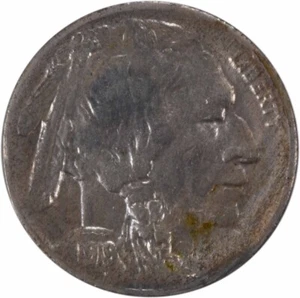 1919-D Buffalo Nickel AU Uncertified #317 - Picture 1 of 2