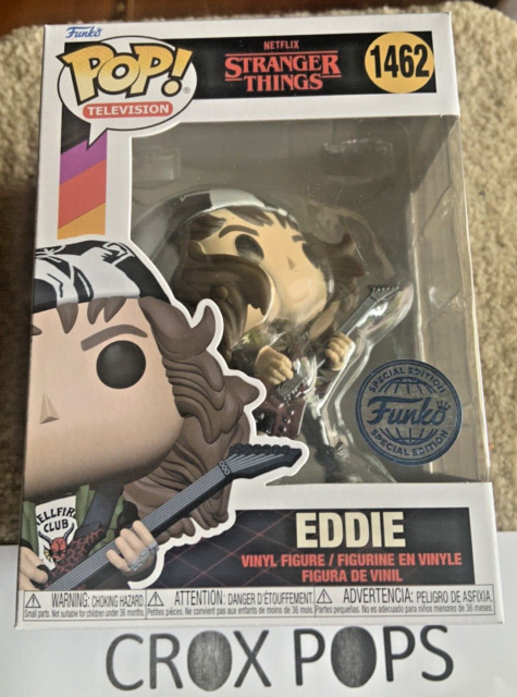 Stranger Things 4 - Eddie with Guitar Pop! Vinyl Figure - Toys & Gadgets -  ZiNG Pop Culture