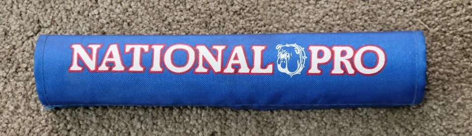 old school NOS National Pro 1980s Original handle bar pad bmx bike blue - Image 1 of 4